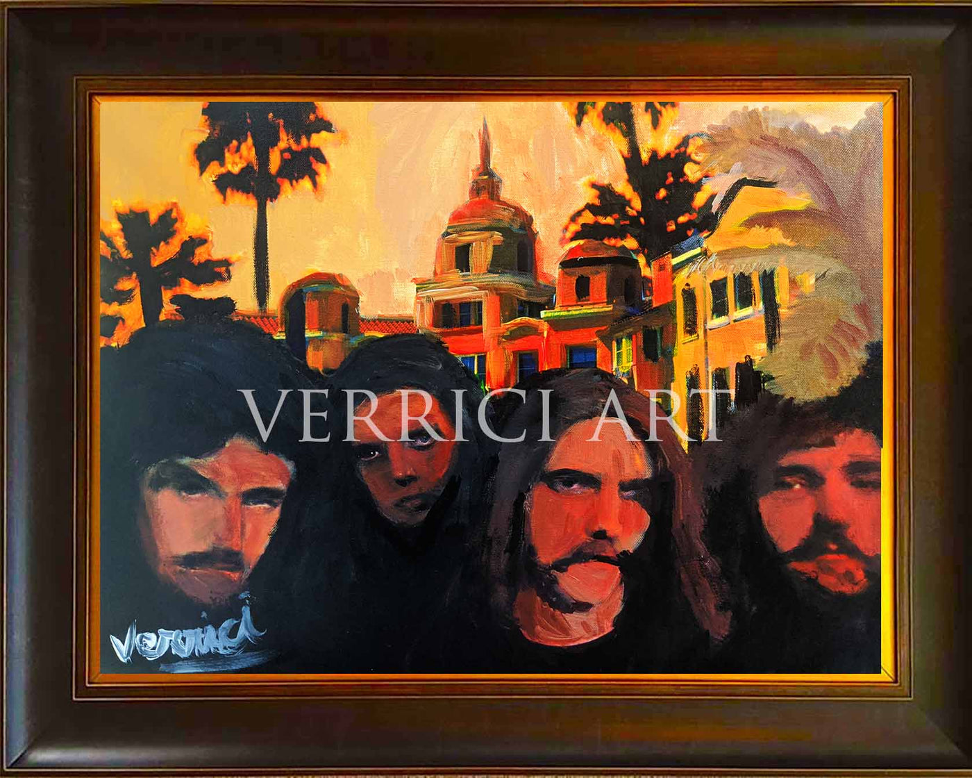 "The Hotel in California" Painting