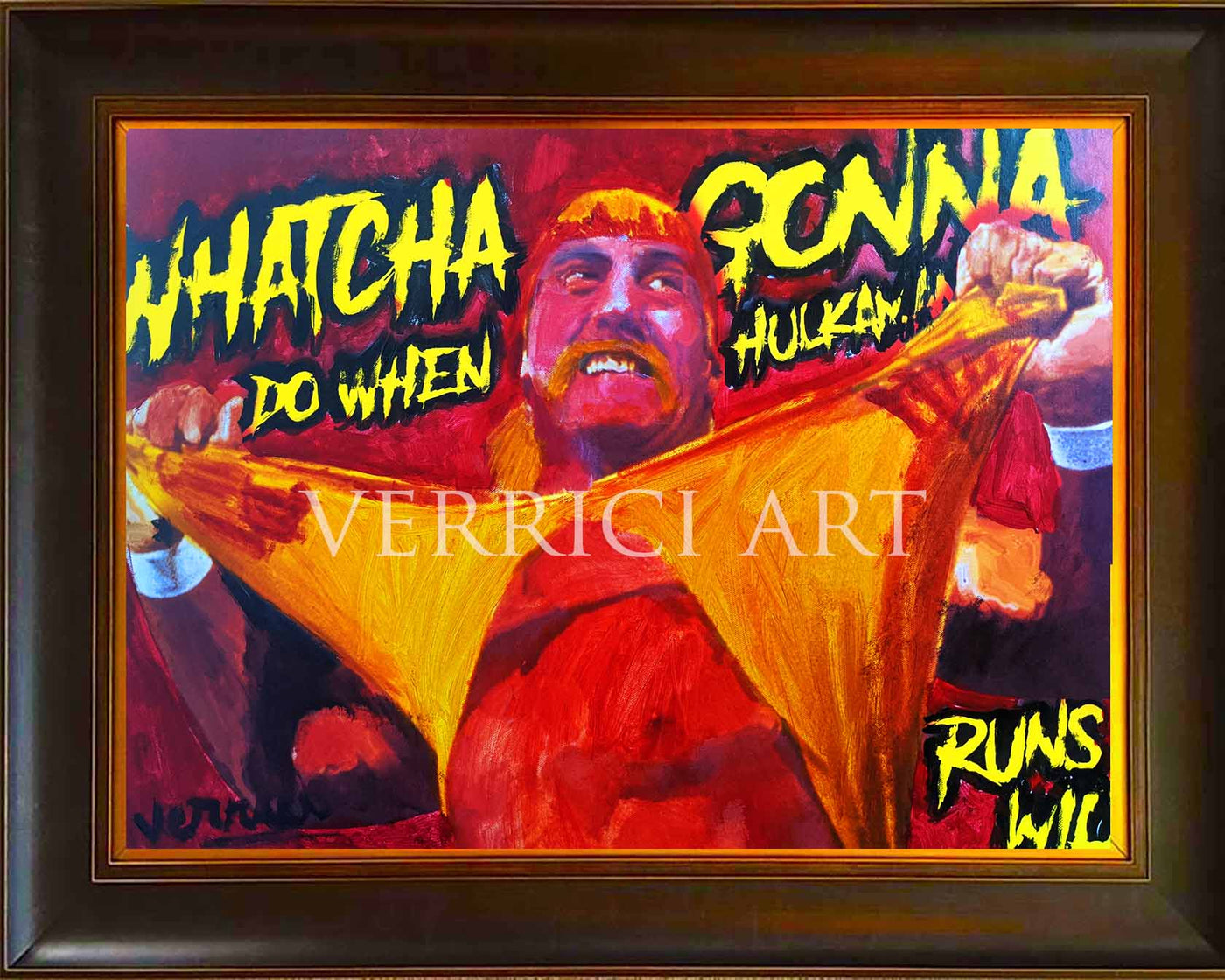 "Whatcha Gonna do?" Hulk Hogan Painting