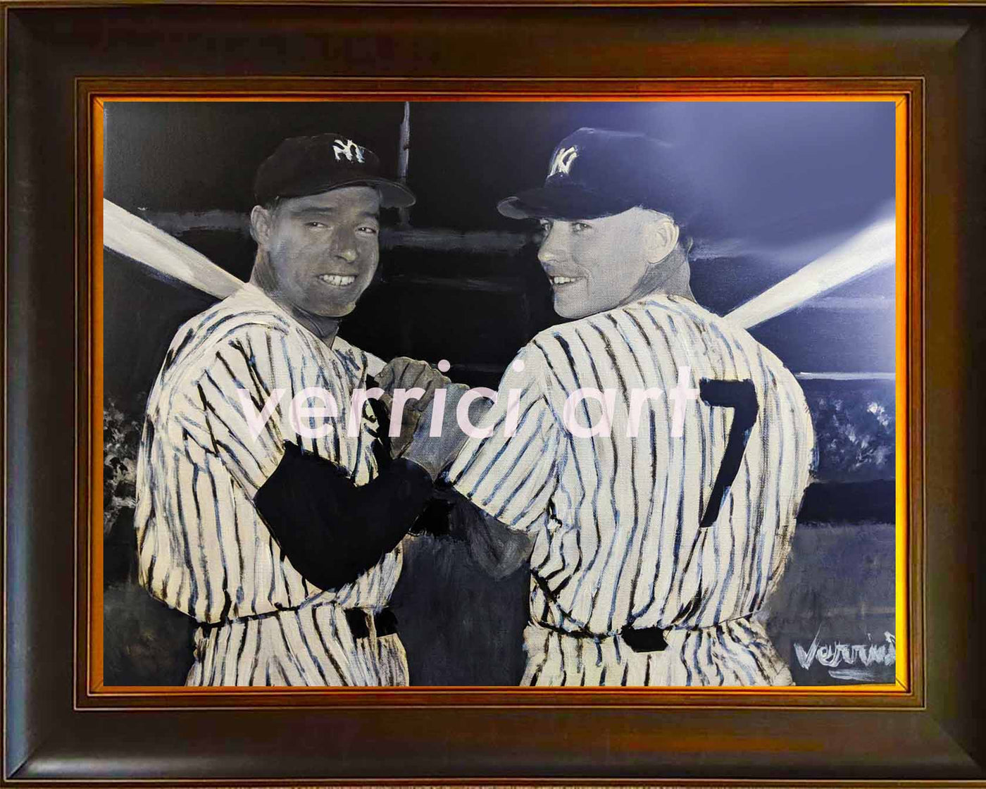 Mickey Mantle Painting