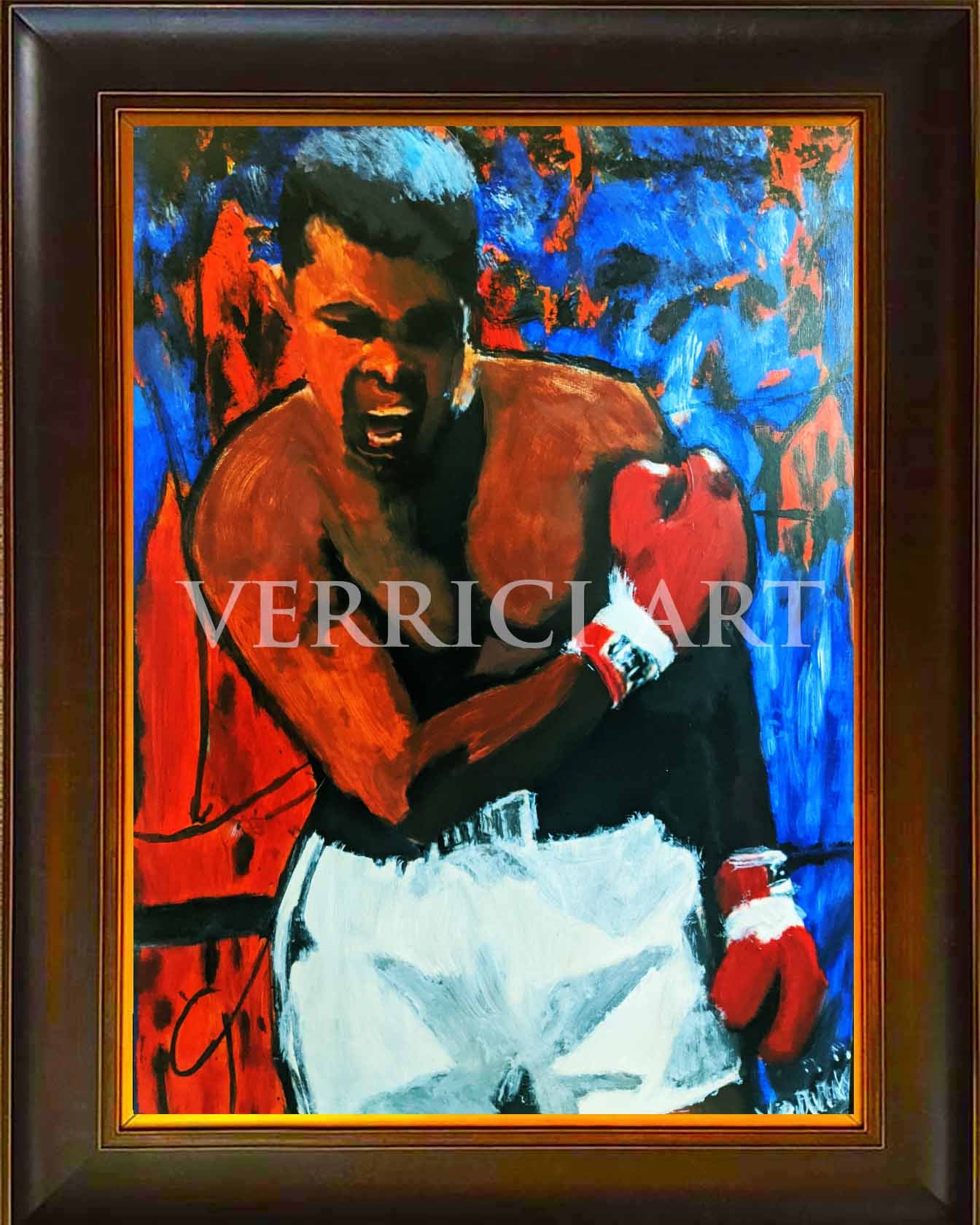 Muhammed Ali Boxing Painting