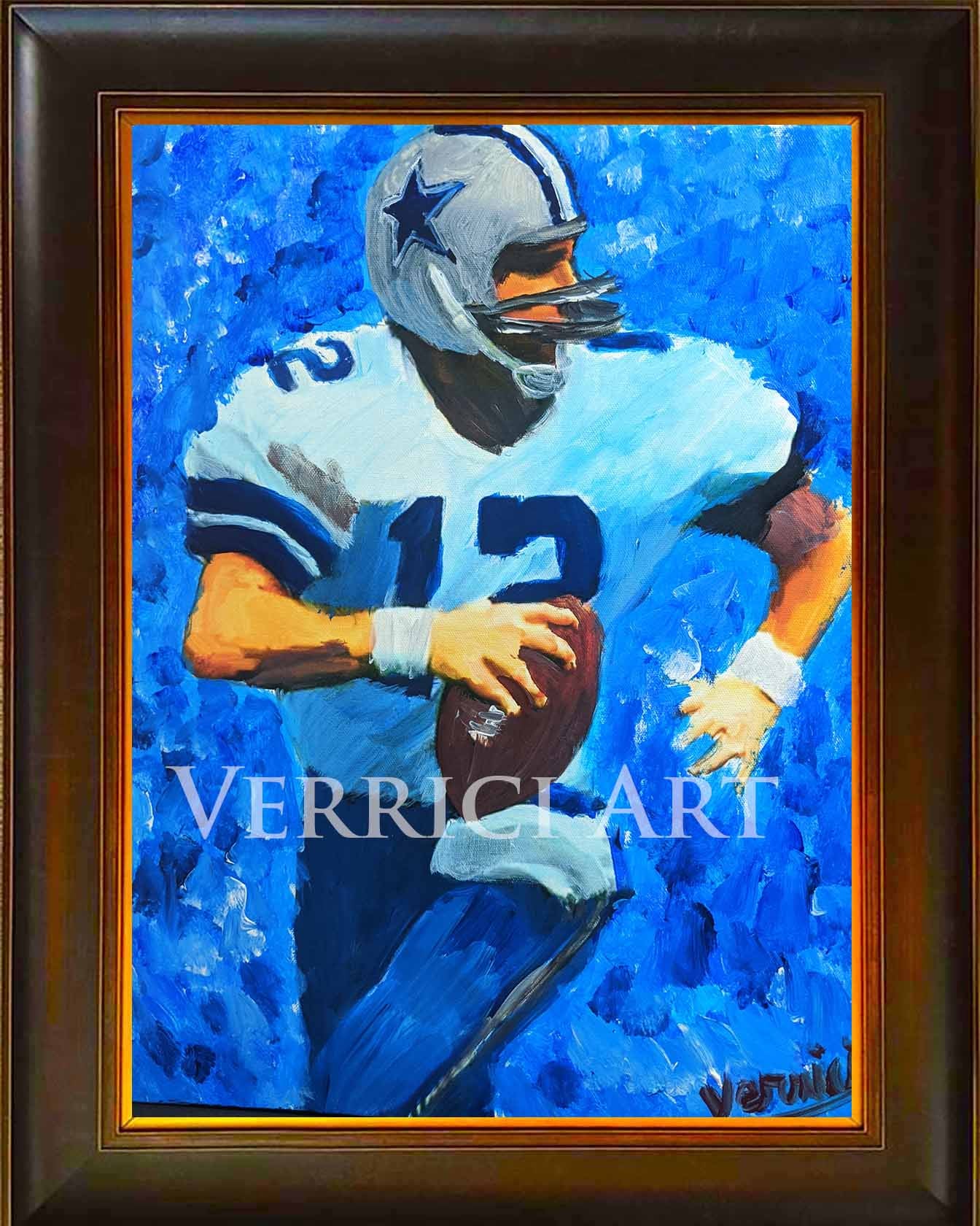 "The Soul of Dallas" Roger Staubach Painting