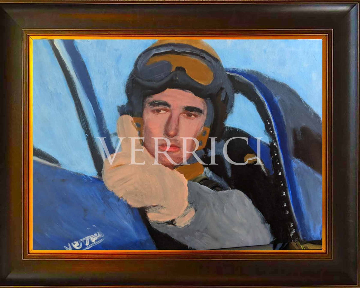 "Air Force Fighter" Ted Williams Painting